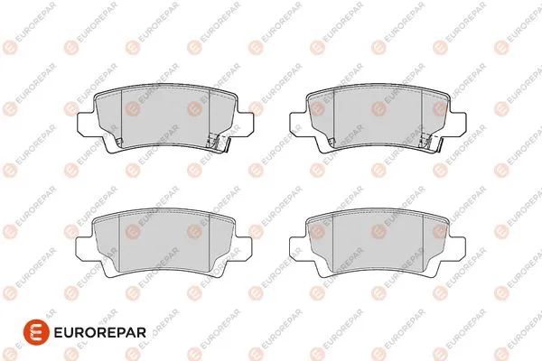 Kit de plaquettes de frein, frein à disque EUROREPAR 1682306280