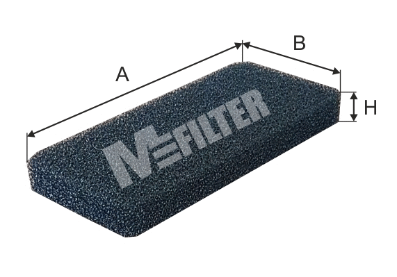 Filtre, air de l'habitacle MFILTER K 999