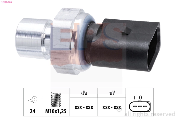 Pressostat, climatisation EPS 1.980.026