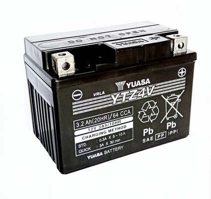 Batterie de démarrage YUASA YTZ4V