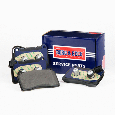 Kit de plaquettes de frein, frein à disque BORG & BECK BBP2278