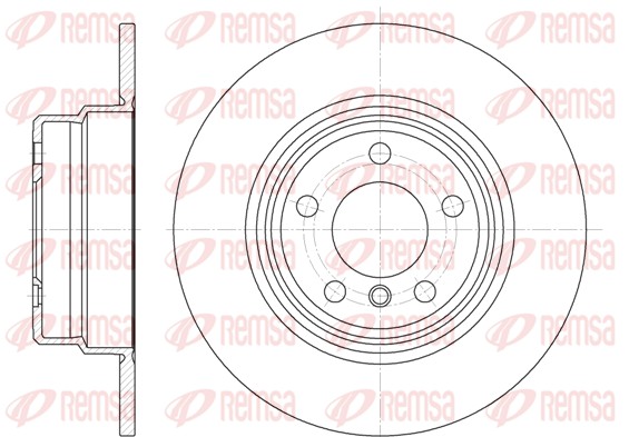 Disque de frein REMSA 6632.00