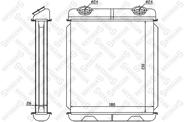 Système de chauffage STELLOX 10-35085-SX