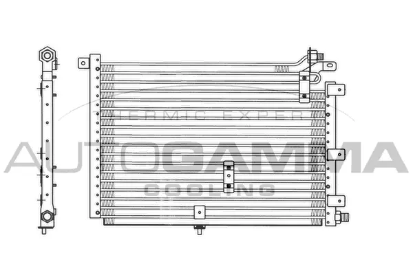 Condenseur, climatisation AUTOGAMMA 102778