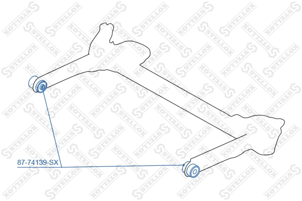 Suspension, bras de liaison STELLOX 87-74139-SX