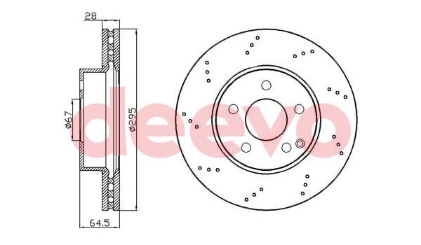 Disque de frein DEEVO BD21120