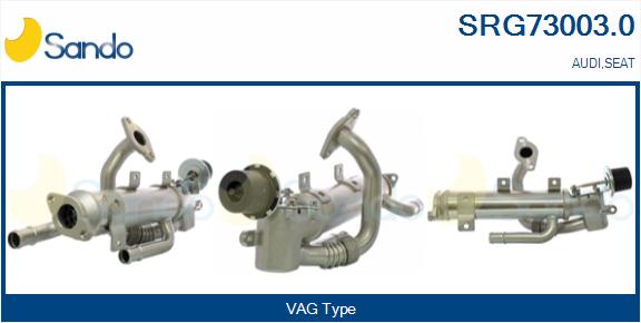 Radiateur, réaspiration des gaz d'échappement SANDO SRG73003.0