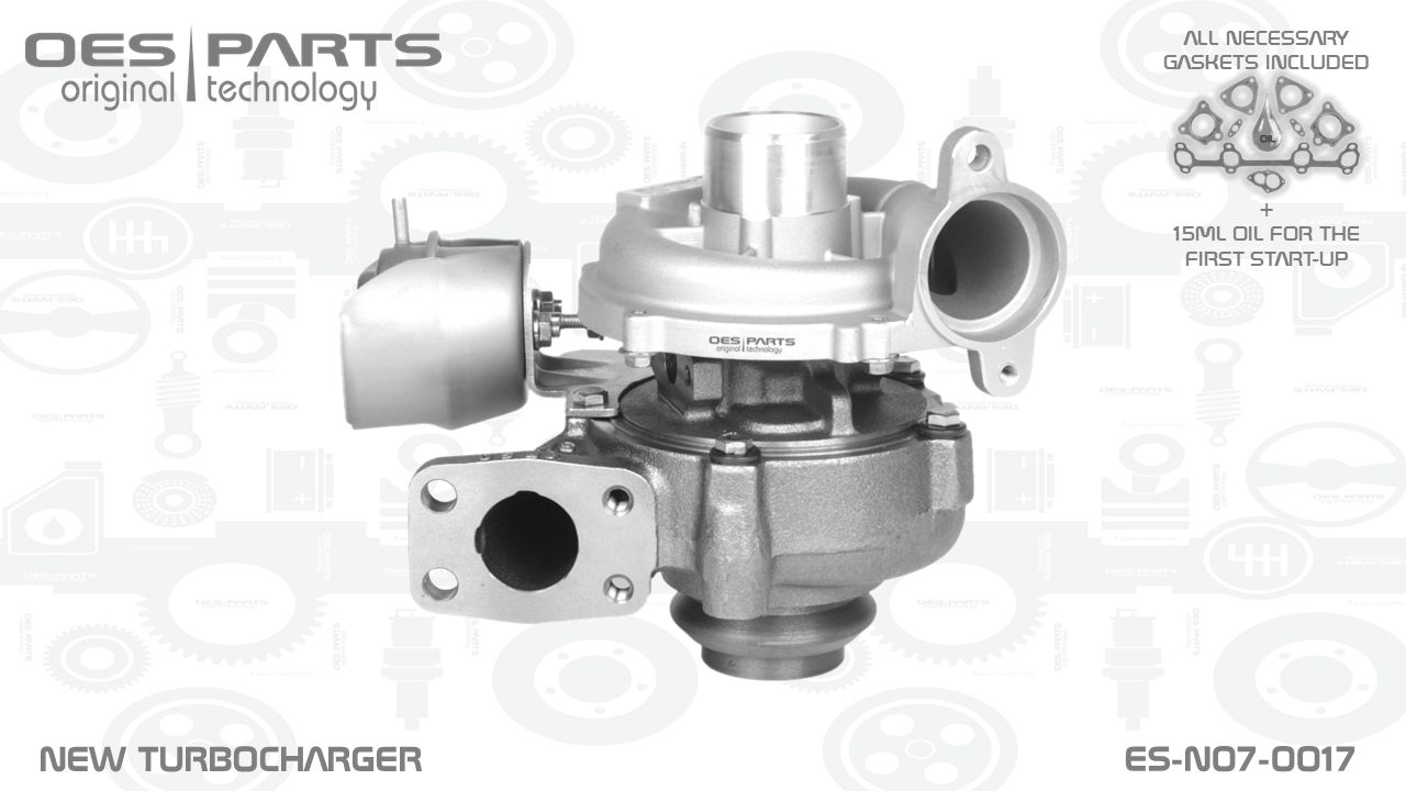Turbocompresseur, suralimentation OES PARTS ES-N07-0017