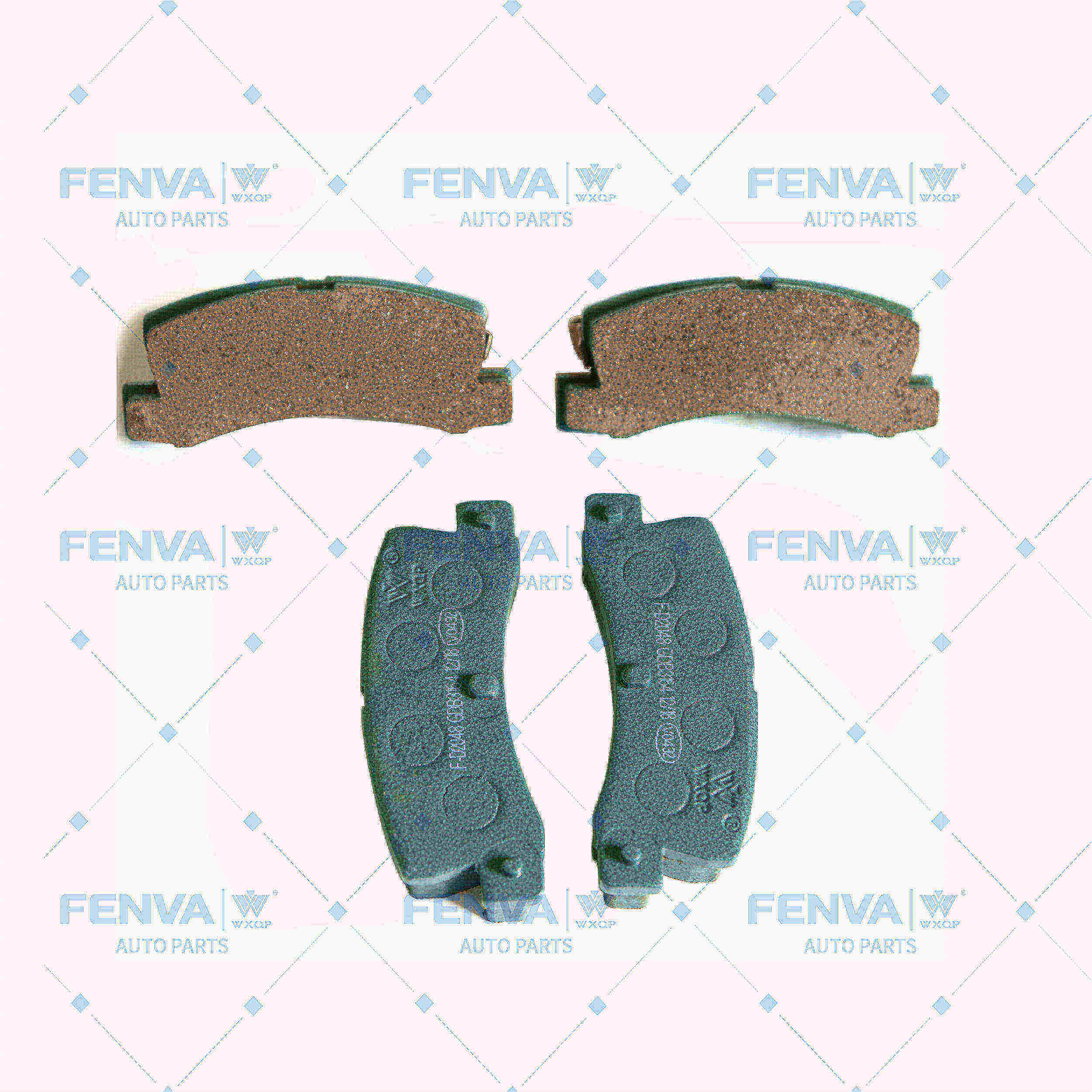 Kit de plaquettes de frein, frein à disque WXQP 40774