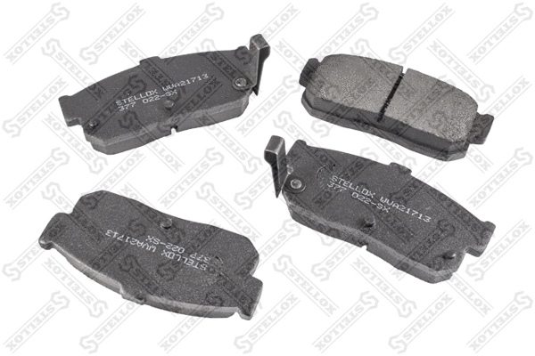 Kit de plaquettes de frein, frein à disque STELLOX 377 022-SX