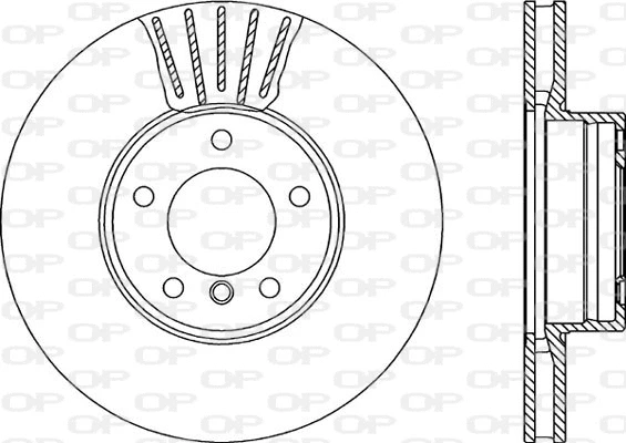 Disque de frein OPEN PARTS BDR1940.20