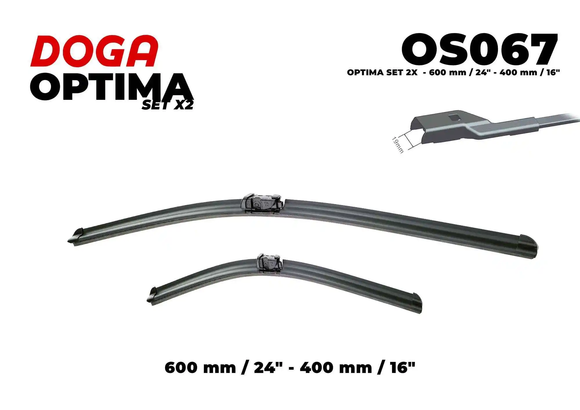 Balai d'essuie-glace DOGA OS067