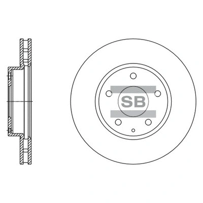 Disque de frein Hi-Q SD4421