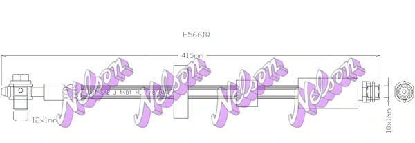 Flexible de frein KAWE H5661Q