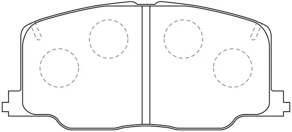 Kit de plaquettes de frein, frein à disque SB BP21281