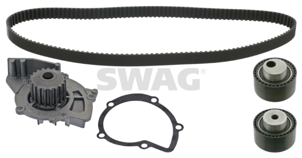 Pompe à eau + kit de courroie crantée SWAG 62 94 5144