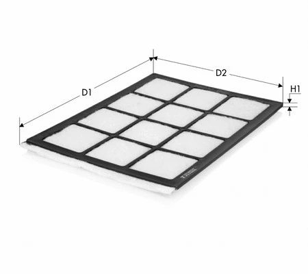 Filtre, air de l'habitacle TECNECO FILTERS CK2504