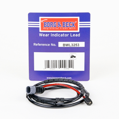 Contact d'avertissement, usure des plaquettes de frein BORG & BECK BWL3253