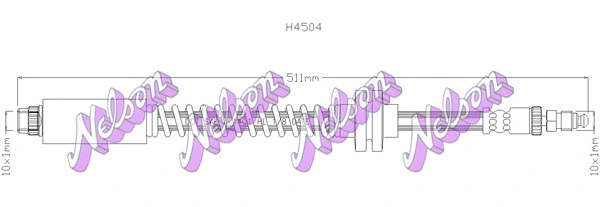 Flexible de frein KAWE H4504