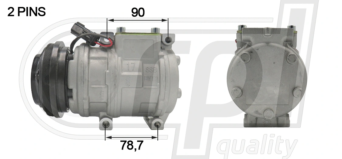 Compresseur, climatisation RPL QUALITY APCOCH5006