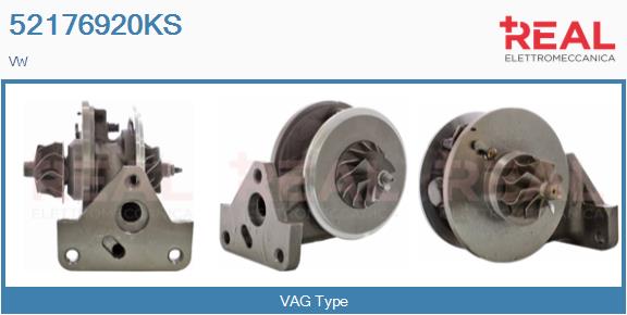 Groupe carter, turbocompresseur REAL 52176920KS