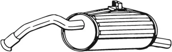 Silencieux arrière BOSAL 228-205