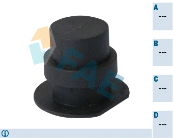 Bouchon, bride de liquide de refroidissement FAE 54000