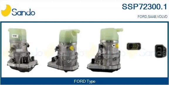 Pompe hydraulique, direction SANDO SSP72300.1