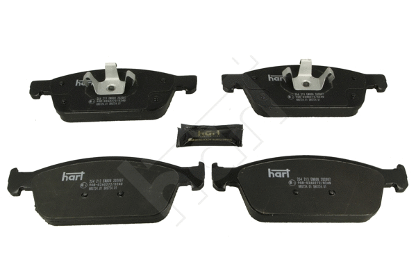 Kit de plaquettes de frein, frein à disque HART 254 213