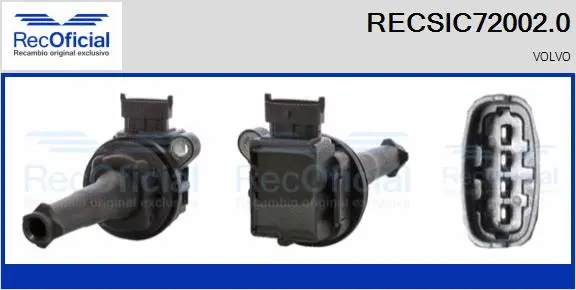 Bobine d'allumage RECOFICIAL RECSIC72002.0