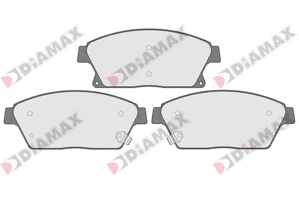 Kit de plaquettes de frein, frein à disque DIAMAX N09491
