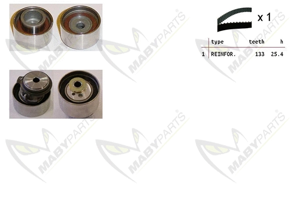 Kit de courroie crantée MABYPARTS OBK010451