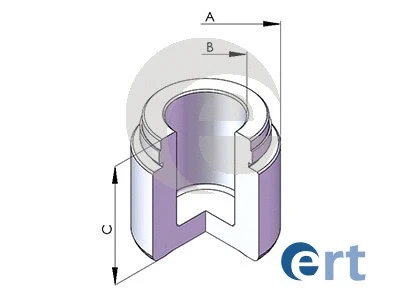 Piston, étrier de frein ERT 150977-C