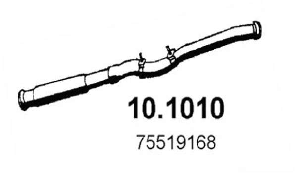 Tuyau d'échappement ASSO 10.1010