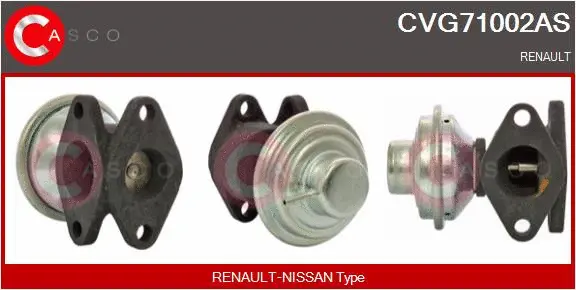 Vanne EGR CASCO CVG71002AS