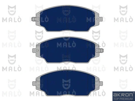 Kit de plaquettes de frein, frein à disque AKRON-MALÒ 1051151