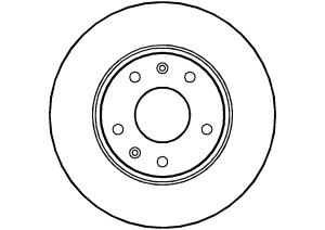 Disque de frein ABTEX BD1081V