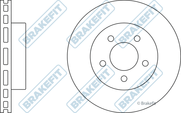 Disque de frein APEC SDK6472