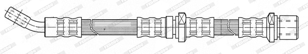 Flexible de frein FERODO FHY3102