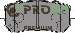 Kit de plaquettes de frein, frein à disque PROFIT 5005-1956