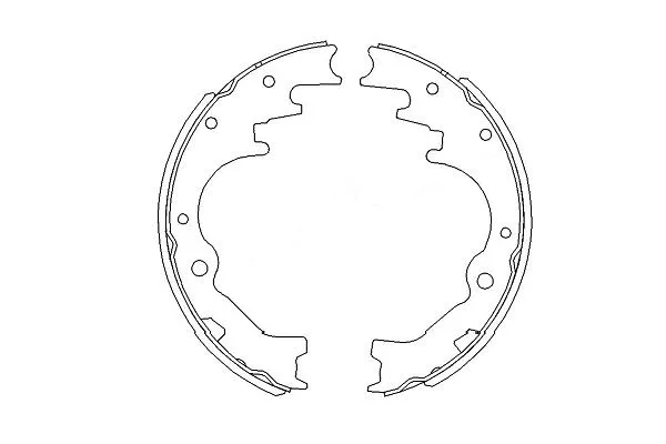 Jeu de mâchoires de frein KAVO PARTS KBS-5403