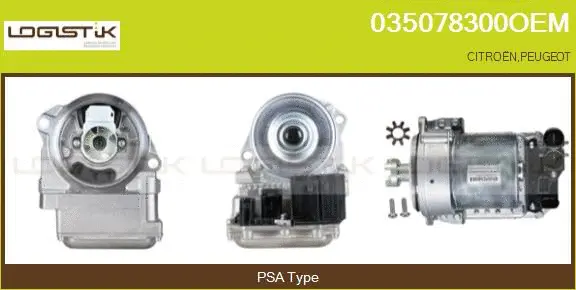 Moteur électrique, transmission de direction LGK 035078300OEM