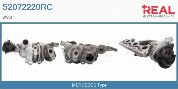 Turbocompresseur, suralimentation REAL 52072220RC