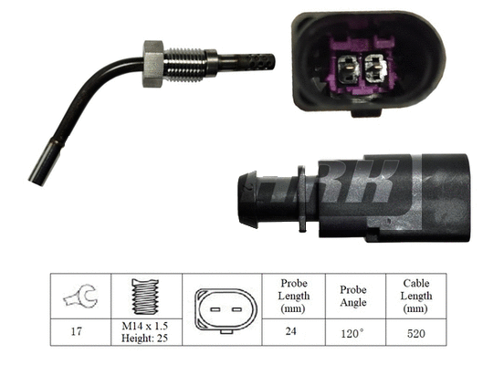 Capteur, température des gaz LEMARK LXT150