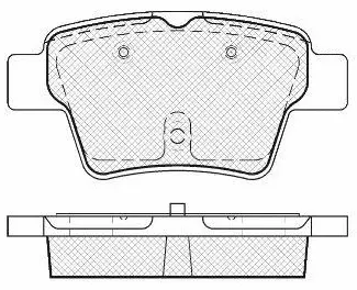 Kit de plaquettes de frein, frein à disque FIT FP2314