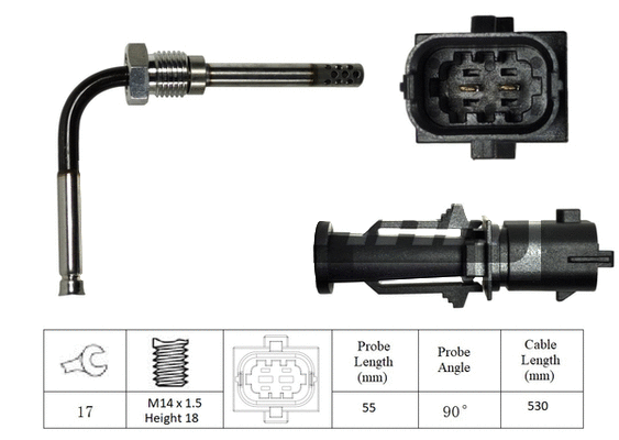 Capteur, température des gaz LEMARK LXT085