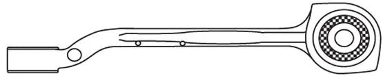 Bras de liaison, suspension de roue FRAP F4072