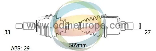 Arbre de transmission 4X4 ESTANFI EST-18-231171