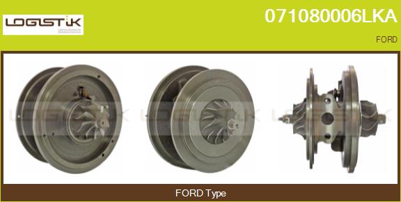 Groupe carter, turbocompresseur LGK 071080006LKA