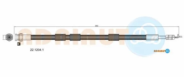 Flexible de frein ADRIAUTO 22.1204.1